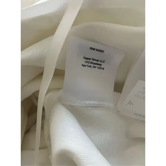 Black Label by Evan-Picone white Lace Dress size 14 New - Picture 10 of 11